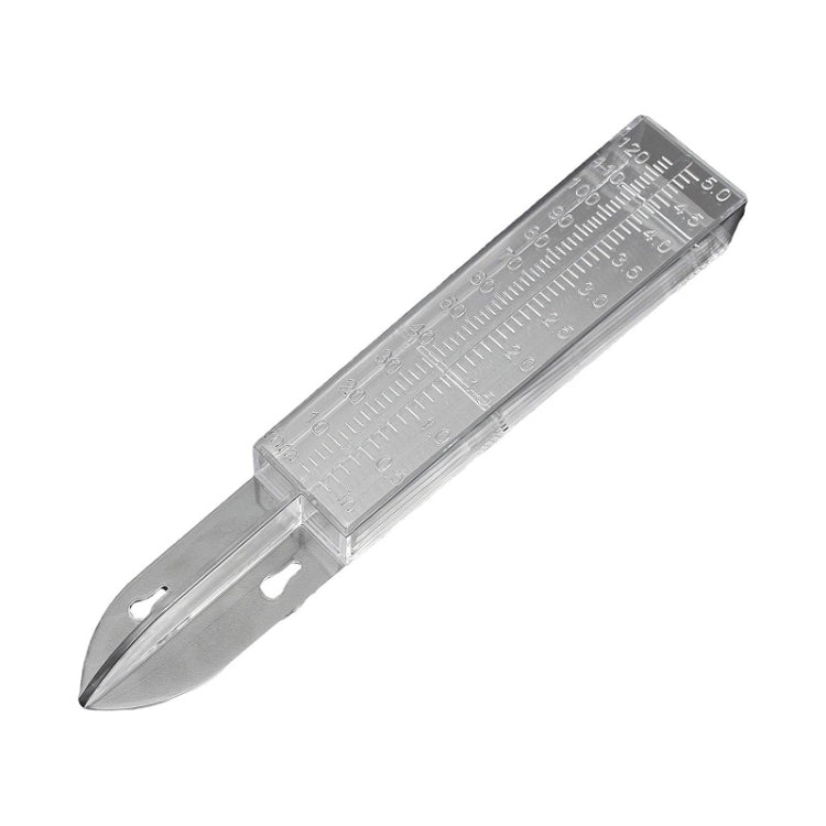 Plastic Transparent Outdoor Garden Rain Gauge Measuring Tool(25x4.5x2.7cm)