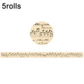 5rolls  Retro Washi Tape for Journal Scrapbooking Diary Planners, Color: Written Notes