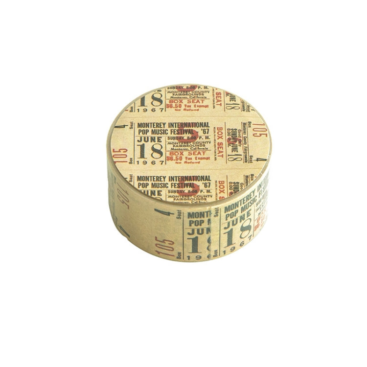 5rolls  Retro Washi Tape for Journal Scrapbooking Diary Planners, Color: Written Notes