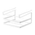 Double-layer Punch-free Kitchen Wall-Mounted Cutting Board Rack(White)