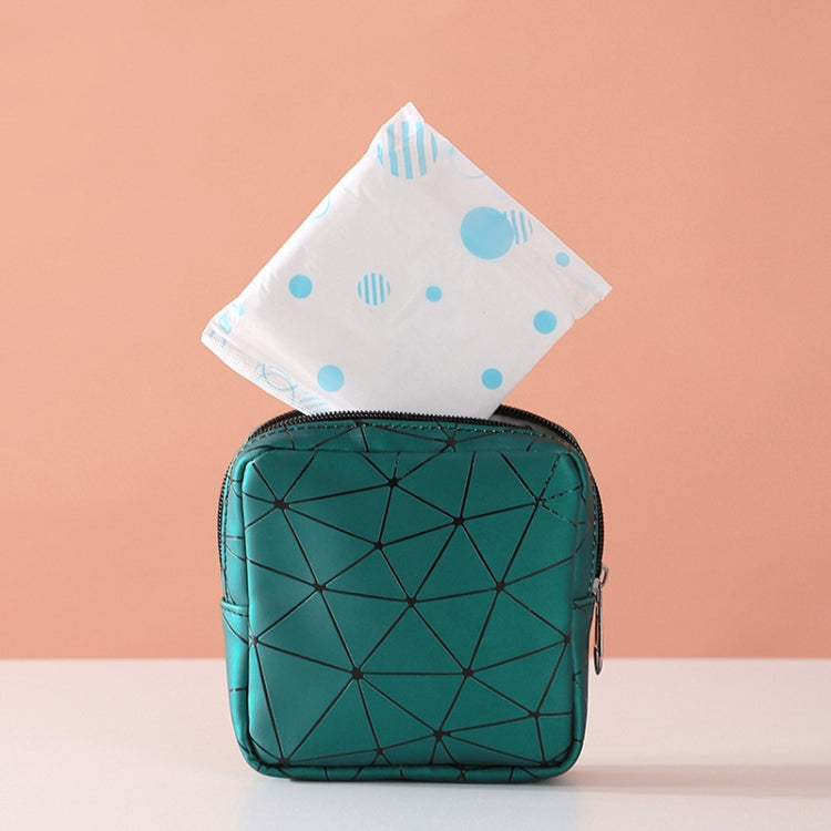 XH8214 Portable Sanitary Napkin Storage Bag Large Capacity Waterproof Coin Bag(Apricot)