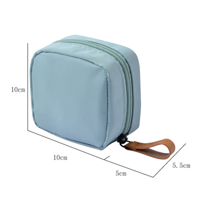 Multifunctional Waterproof Portable Sanitary Storage Bags Mini Cosmetic Bag(Black)