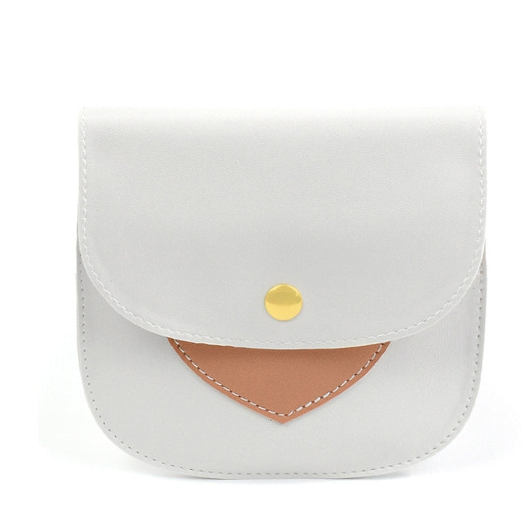 Portable Large Capacity PU Sanitary Napkin Pad Storage Bag(White+Skin)