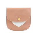 Portable Large Capacity PU Sanitary Napkin Pad Storage Bag(Skin+White)
