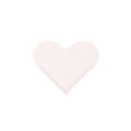Mini Business Student Library Portable PU Leather Heart Shaped Bookmark(Light Pink)