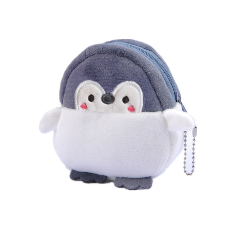 2pcs Cute Little Penguin Coin Purse Lipstick Data Cable Bag(9x8.5x4cm)