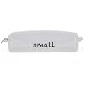 H6465-1 TPU Waterproof Student Transparent Pencil Bag(White)