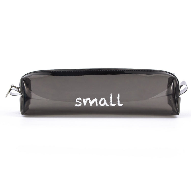 H6465-1 TPU Waterproof Student Transparent Pencil Bag(Black)