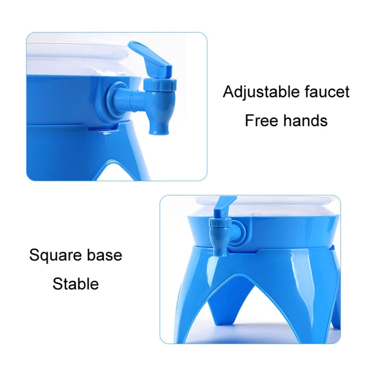 Outdoor Camping Portable Car Retractable Folding Bucket With Faucet, Capacity: 9.5L