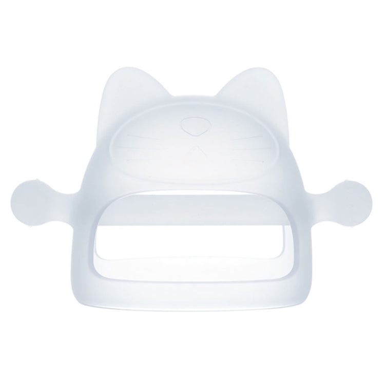 Baby Anti-eating Hand Cover Boiled Silicone Soothing Teeth Stick(Transparent)