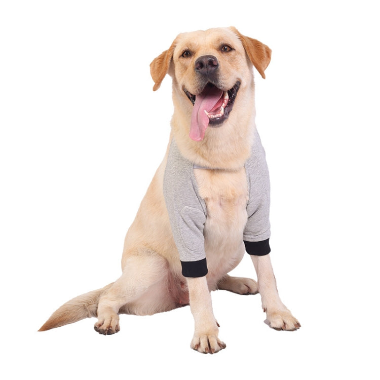 Pet Knee Pads Breathable Dog Elbow Brace Front Leg Brace, Size: M(Gray Black)