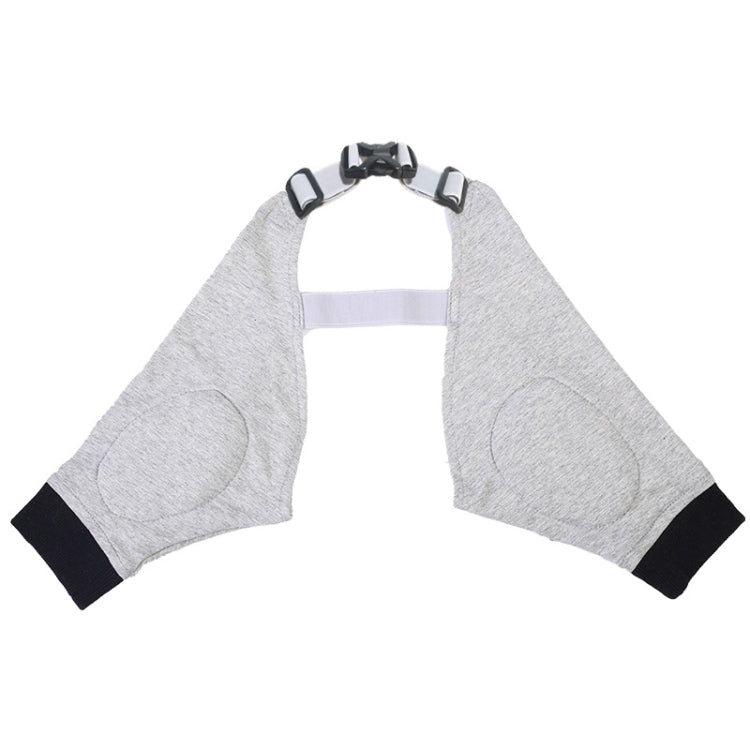 Pet Knee Pads Breathable Dog Elbow Brace Front Leg Brace, Size: XL(Gray Black)