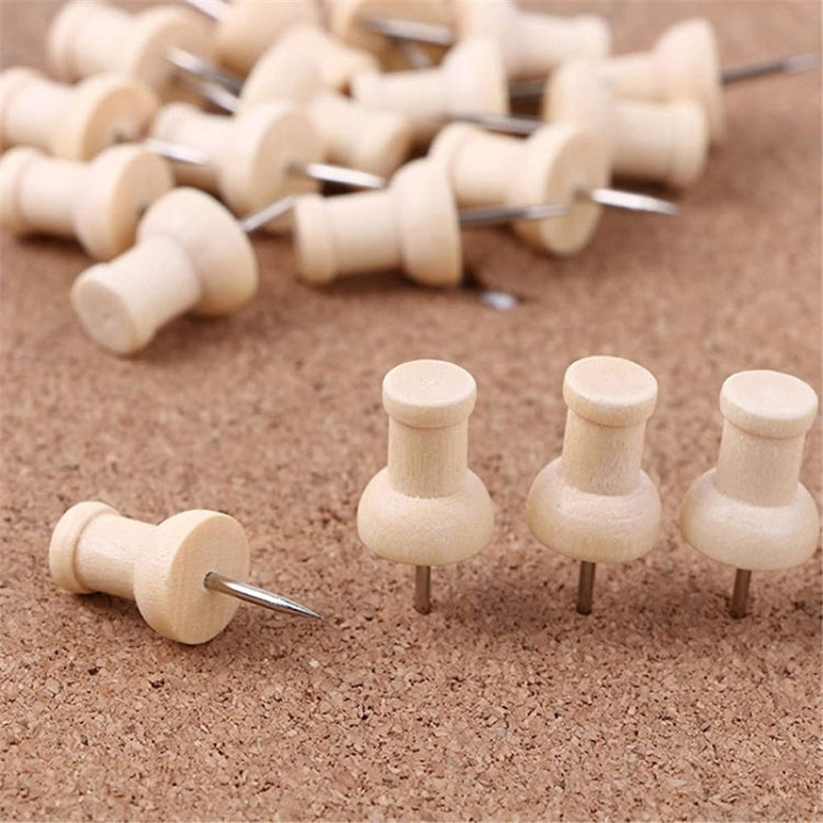 Wooden Log Thumbtack Set Sticky Note Fixed Tack, Specification: 5 Grid Box