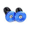 2pairs Aluminum Alloy Bicycle Expansion Handlebar Plug(Blue)