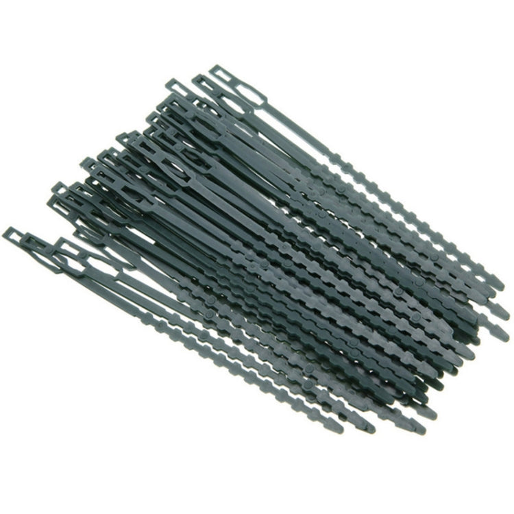 Multi-Purpose Garden Plants Fishbone Cable Ties, Length: 13cm/50pcs
