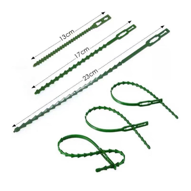 Multi-Purpose Garden Plants Fishbone Cable Ties, Length: 13cm/50pcs
