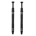 2pcs IC Chip Picker Electronic Component Parts Picker Capacitor IC Grabber Clips(Black)