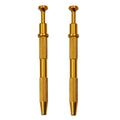 2pcs IC Chip Picker Electronic Component Parts Picker Capacitor IC Grabber Clips(Gold)