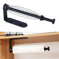 Stainless Steel Damping Effect Roll Paper Holder Paper Towel Bar(Black)