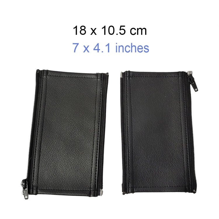 For Bugaboo Bee Series Stroller Armrests PU Leather Zipper Protector(Black)