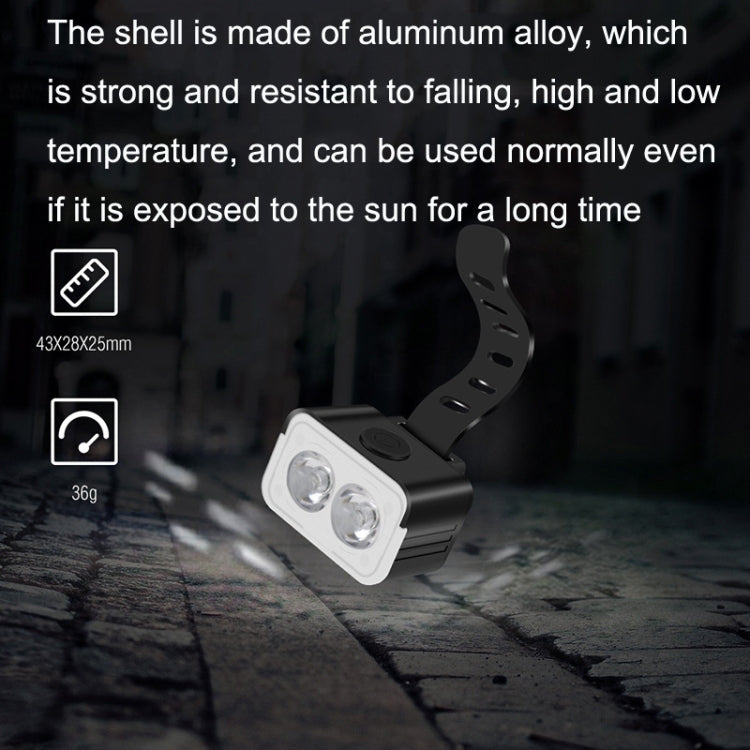 Bicycle Light USB Charging Outdoor LED Riding Lamp Set, Style: Front Light