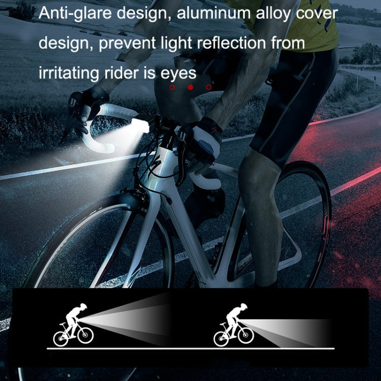 Bicycle Light USB Charging Outdoor LED Riding Lamp Set, Style: Front Light+Tail Light