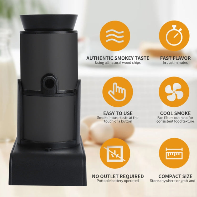 SK305B Black Kitchen Tool Handheld Smoke Detector Household Molecular Dishes Steak Salmon Smoker