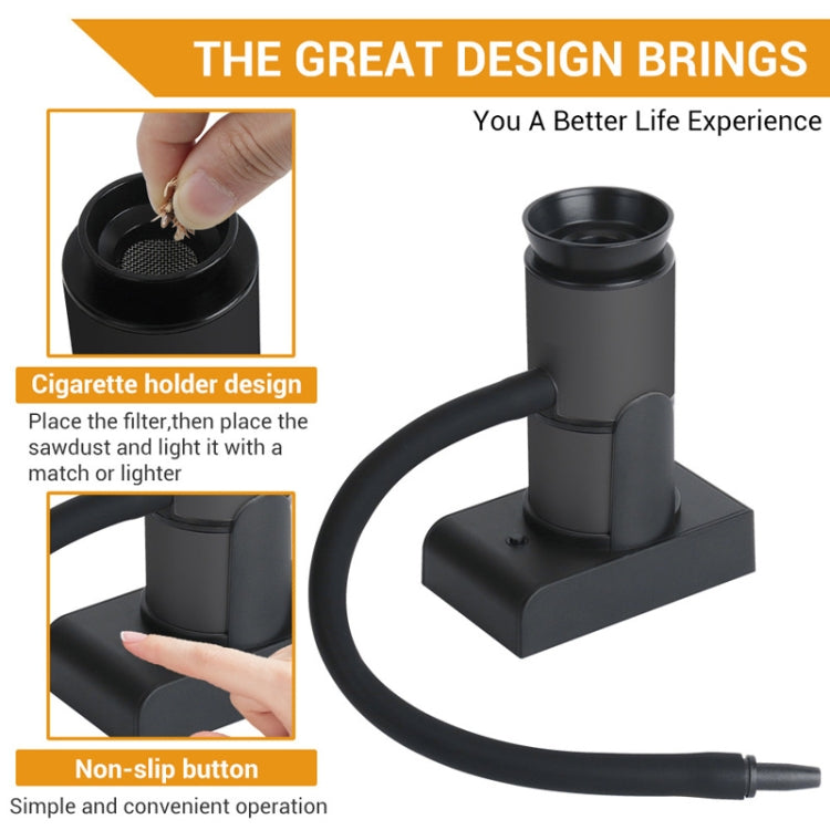 SK303 Upgrade Model Black Kitchen Tool Handheld Smoke Detector Household Molecular Dishes Steak Salmon Smoker
