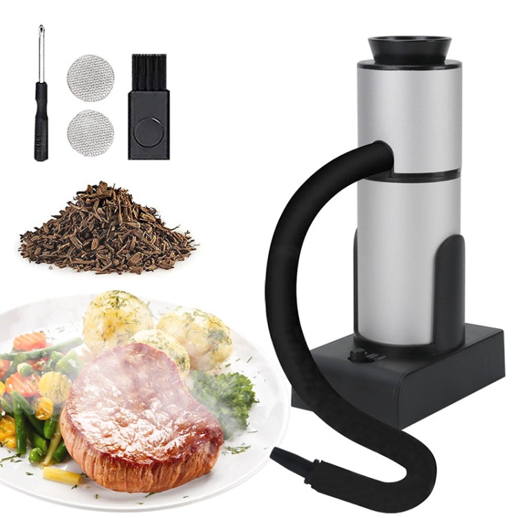 SK303 Upgrade Model Silver Kitchen Tool Handheld Smoke Detector Household Molecular Dishes Steak Salmon Smoker