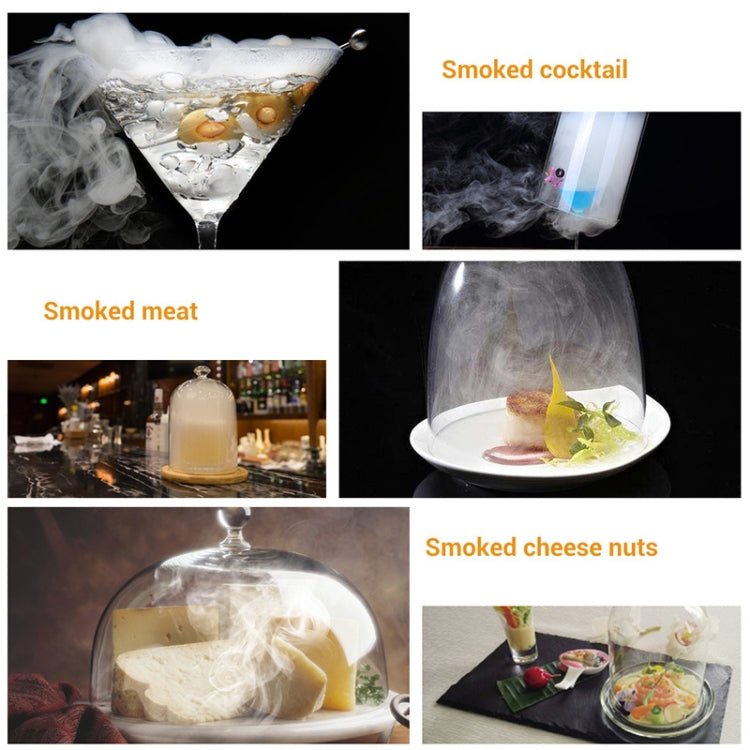 SK303 Upgrade Model Silver Kitchen Tool Handheld Smoke Detector Household Molecular Dishes Steak Salmon Smoker