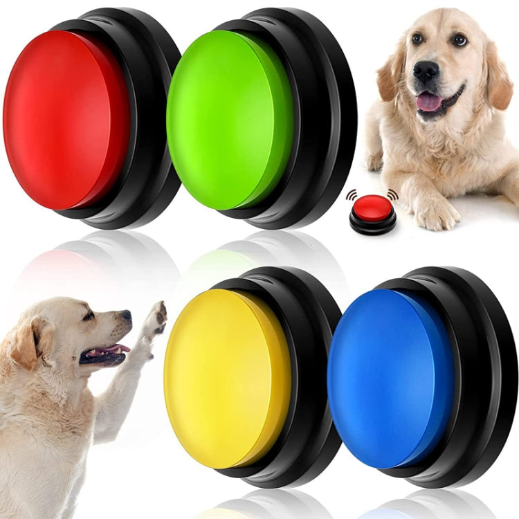Pet Communication Button Dog Vocal Box Recording Vocalizer, Style: Recording Model(Light Blue)
