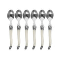 Stainless Steel Knife Fork Spoon Set Plastic Handle Western Tableware, Specification: 6 Tea Spoons
