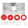 Woodworking Engraving Machine Slotted Flip Board(Red)