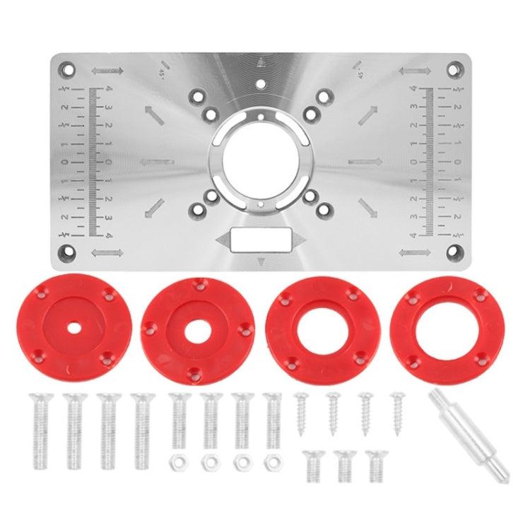 Woodworking Engraving Machine Slotted Flip Board(Red)