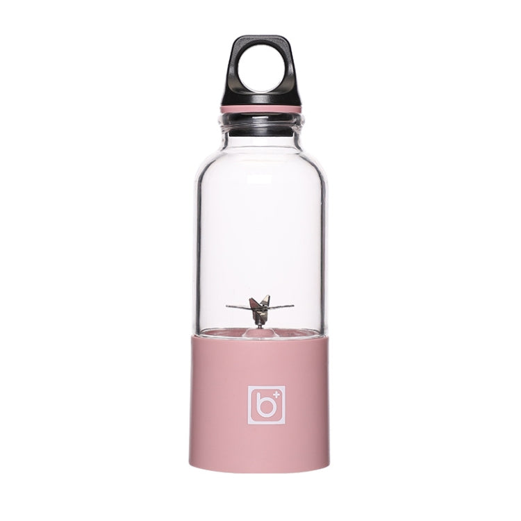 Bingo Mini Portable Juicer Home 6 Knife Head Charging Electric Juice Cup(Macaron Pink)