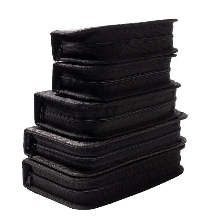 Zipper Storage Package Portable Multi-Function Tool Storage Bag, Style: B Leather+Canvas