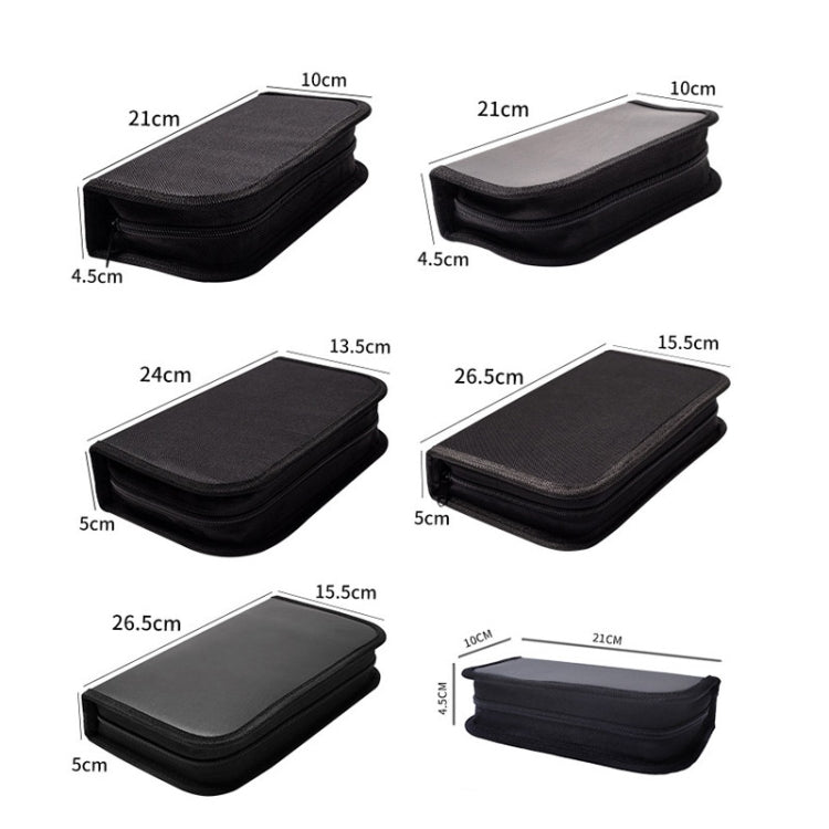 Zipper Storage Package Portable Multi-Function Tool Storage Bag, Style: E Leather+Canvas