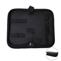 Zipper Storage Package Portable Multi-Function Tool Storage Bag, Style: F Leather+Canvas