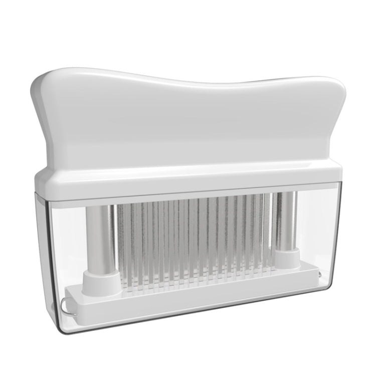 10B48 Tenderizer Pin Meat Looser 48 Pin Stainless Steel Meat Hammer(White)
