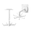 Multifunctional Rotating 7 Claws Hook Kitchen Storage 360 Degrees Without Trace Hooks(White)
