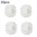 20pcs Laundry Ball Stain Removal Anti-tangle Cleaning Ball For Washing Machine(White)