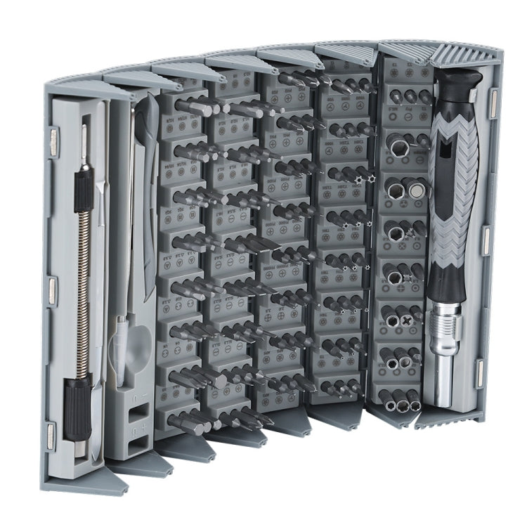 126 in 1 Bamboo Hand Screwdriver Set Multifunctional Precision Repair Set(As Show)