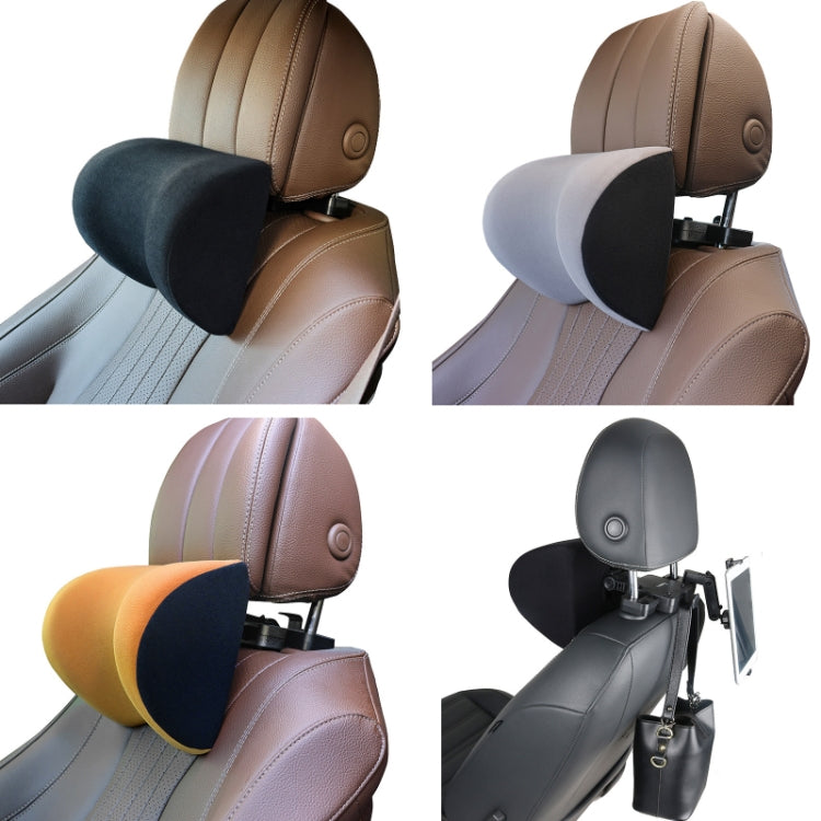 A09 5D Car Universal Adjustment U-shaped Memory Foam Headrest, Color: Gray