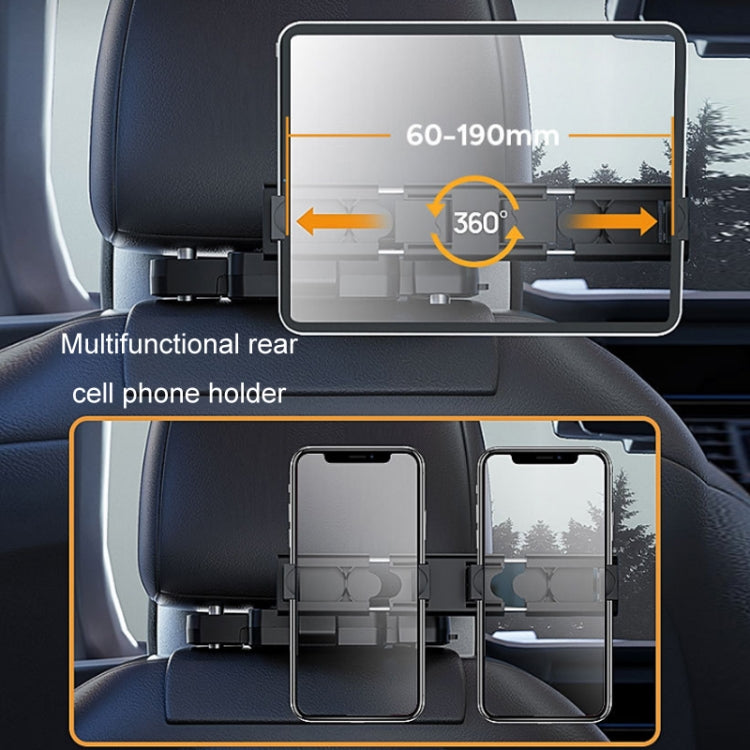 A09 5D Car Universal Adjustment U-shaped Memory Foam Headrest, Color: Gray