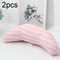 2pcs Children Neck Headrest Comfortable Shoulder Cover Car Neck Guard Pillow(Pink Stripe)