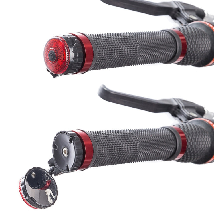 Bicycle Handlebar Folding Rearview Mirror, Color: With Light