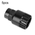 Mountain Bike Square Hole Removal Installation Shaft Sleeve(Black)
