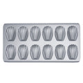 BM1067 Shell Shaped Non-stick Cake Mold Kitchen Biscuit Pan Baking Mold, Specification: Silver Thicken