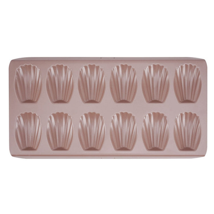 BM1067 Shell Shaped Non-stick Cake Mold Kitchen Biscuit Pan Baking Mold, Specification: Pink Thicken