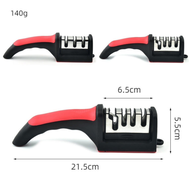 Kitchen Multifunctional Hangable Multi-segment Handheld Knife Sharpener, Specification: 4 Stage